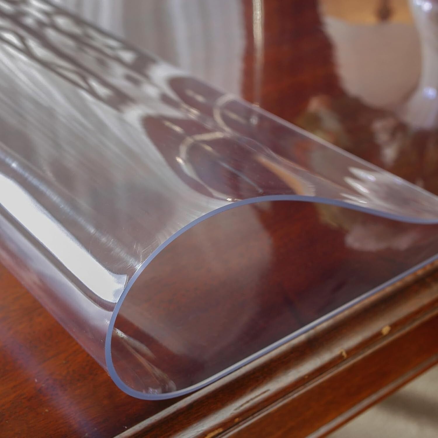 Clear Table Cover Protector 60x108 inches - 2mm Thick & Waterproof Excellence