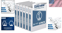 Load image into Gallery viewer, Eco-Friendly 3-Ring Mini Binder with Clear Cover &amp; 5 Dividers - Made in Canada