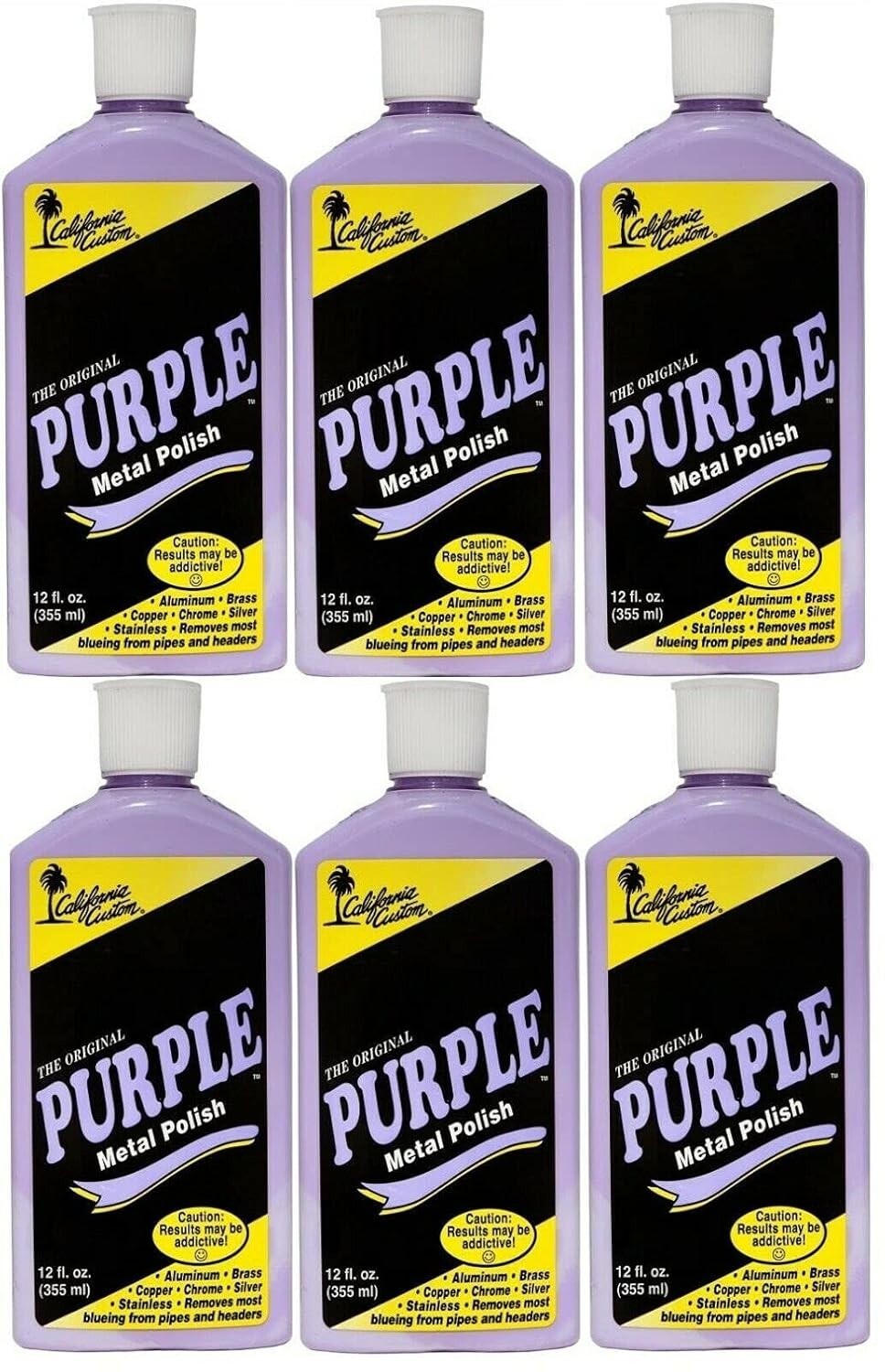 FAA Certified Purple Metal Polish - Safe for Aluminum, Brass, Copper and More