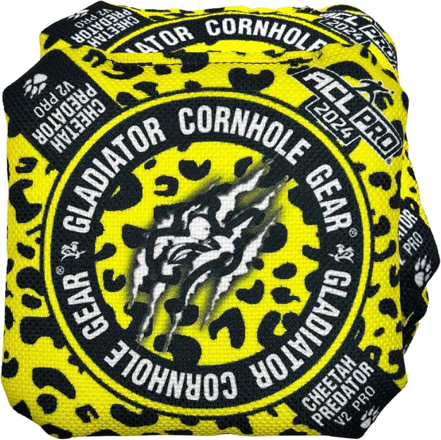 Durable Yellow Cornhole Bags | ACL Approved Set of 4 for All Weather Conditions