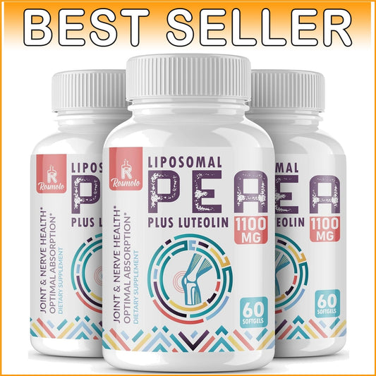 Advanced Liposomal Palmitoylethanolamide + Luteolin - 180 GMO-Free Softgels