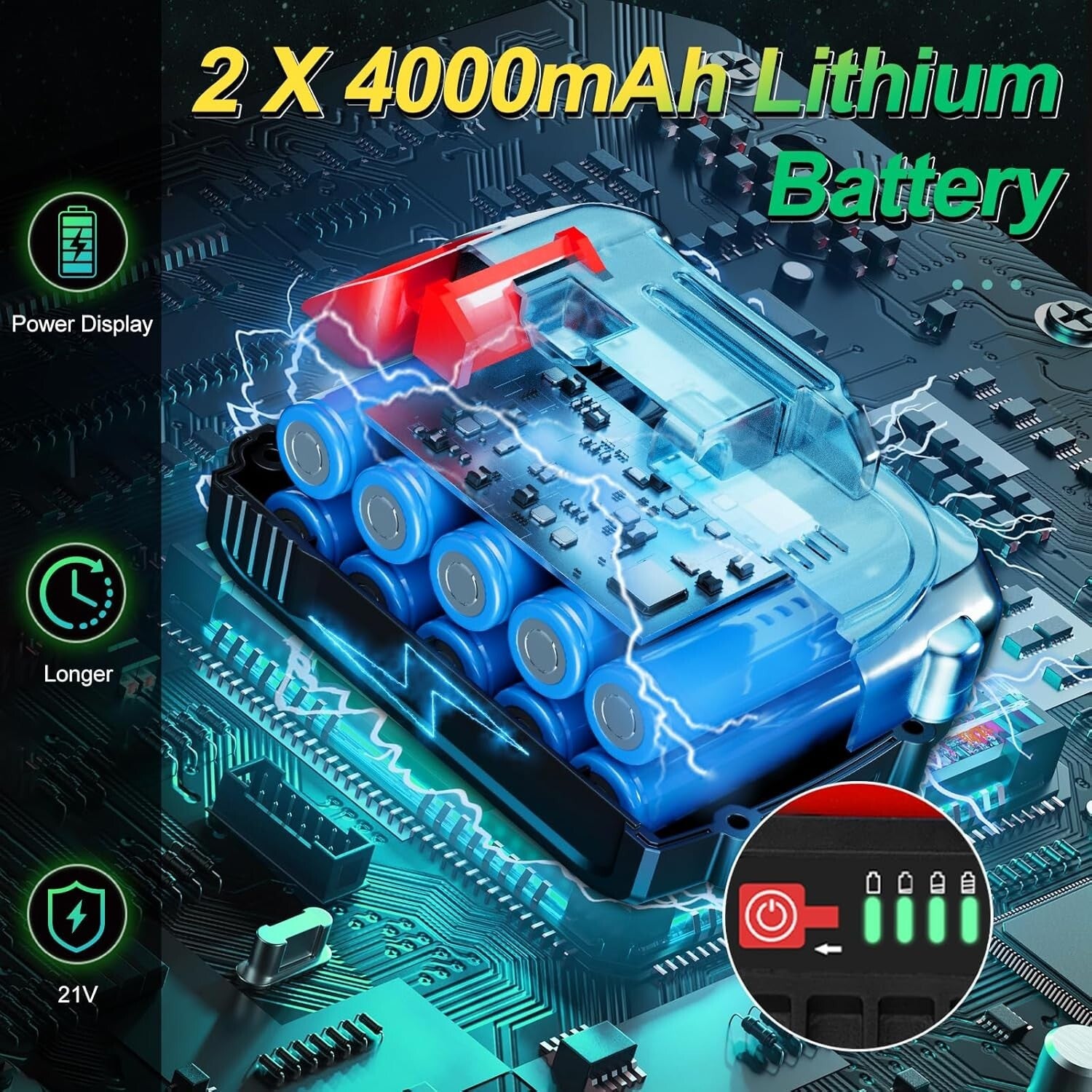 Portable Mini Chainsaw with 2 Rechargeable Batteries - Perfect Gardening Gift