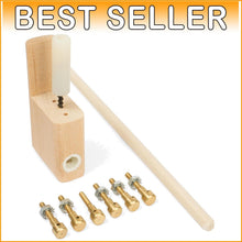Load image into Gallery viewer, Brass Pin Mount Acoustic Guitar Bridge Doctor - Flatten Soundboards Effectively
