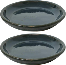 Load image into Gallery viewer, 7-Inch Flower Pot Saucers - Durable Ceramic Drainage Trays for Vibrant Gardens