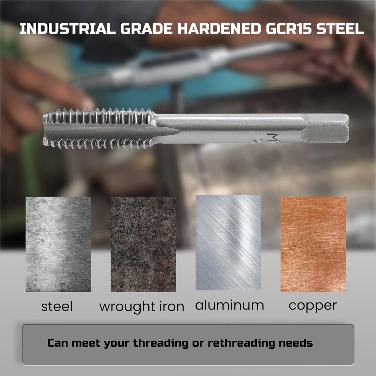 All-in-One 80 Piece Tap and Die Set for Internal & External Thread Repair