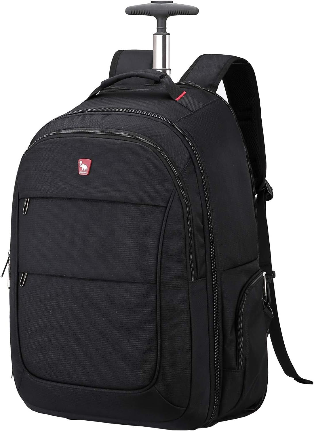 17.3-Inch Rolling Laptop Backpack with Wheels - Business Travel Convenience