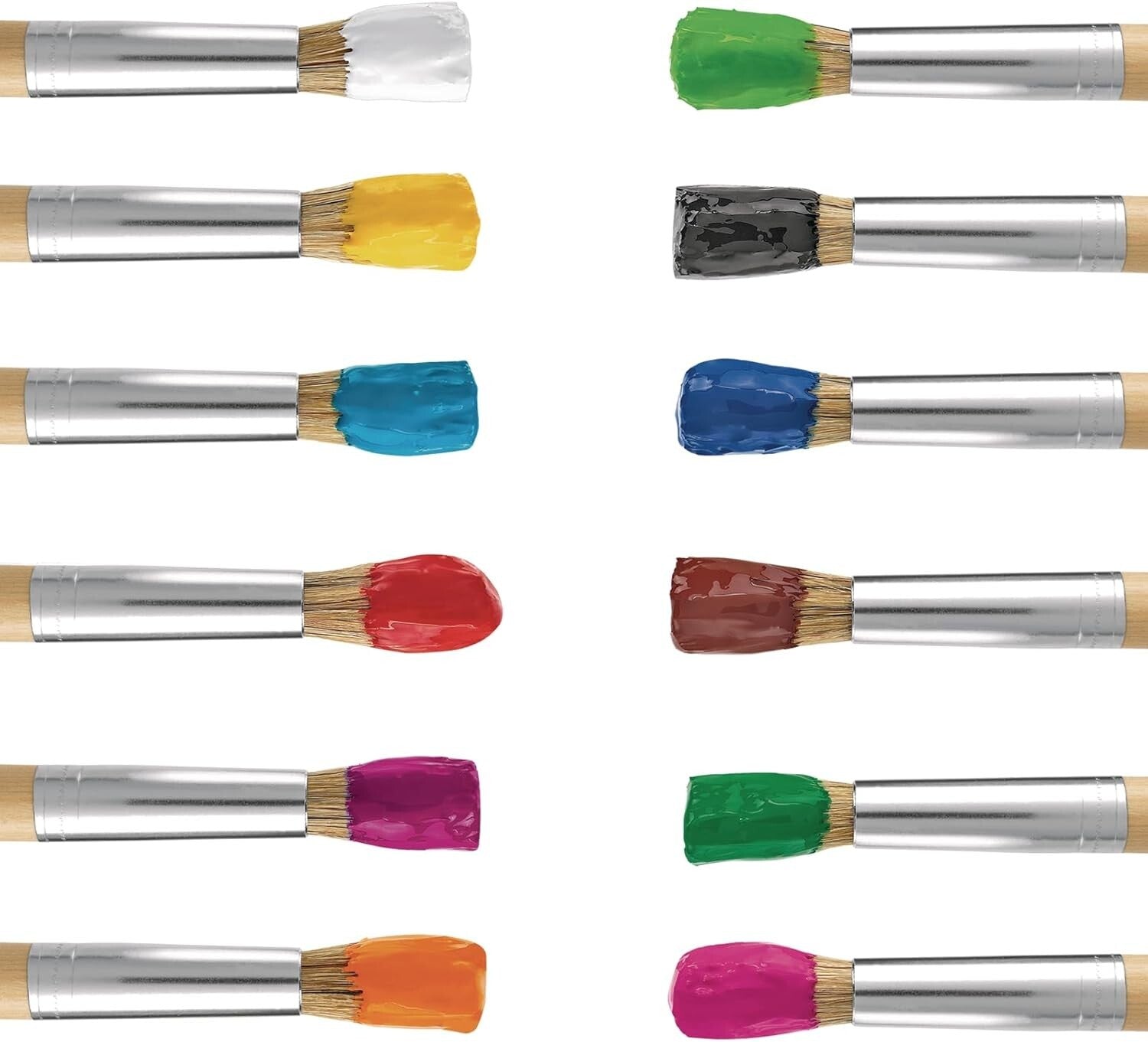 Washable Tempera Paint in 12 Vibrant Colors - Ideal for School Projects & Crafts