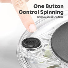 Load image into Gallery viewer, Family-Sized 5.3Qt Salad Spinner: Stainless Steel, Dishwasher Safe &amp; Easy to Use