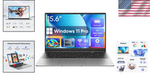 Load image into Gallery viewer, Premium 15.6'' FHD Windows 11 Pro Laptop - 8GB RAM, 256GB SSD, Long Battery Life