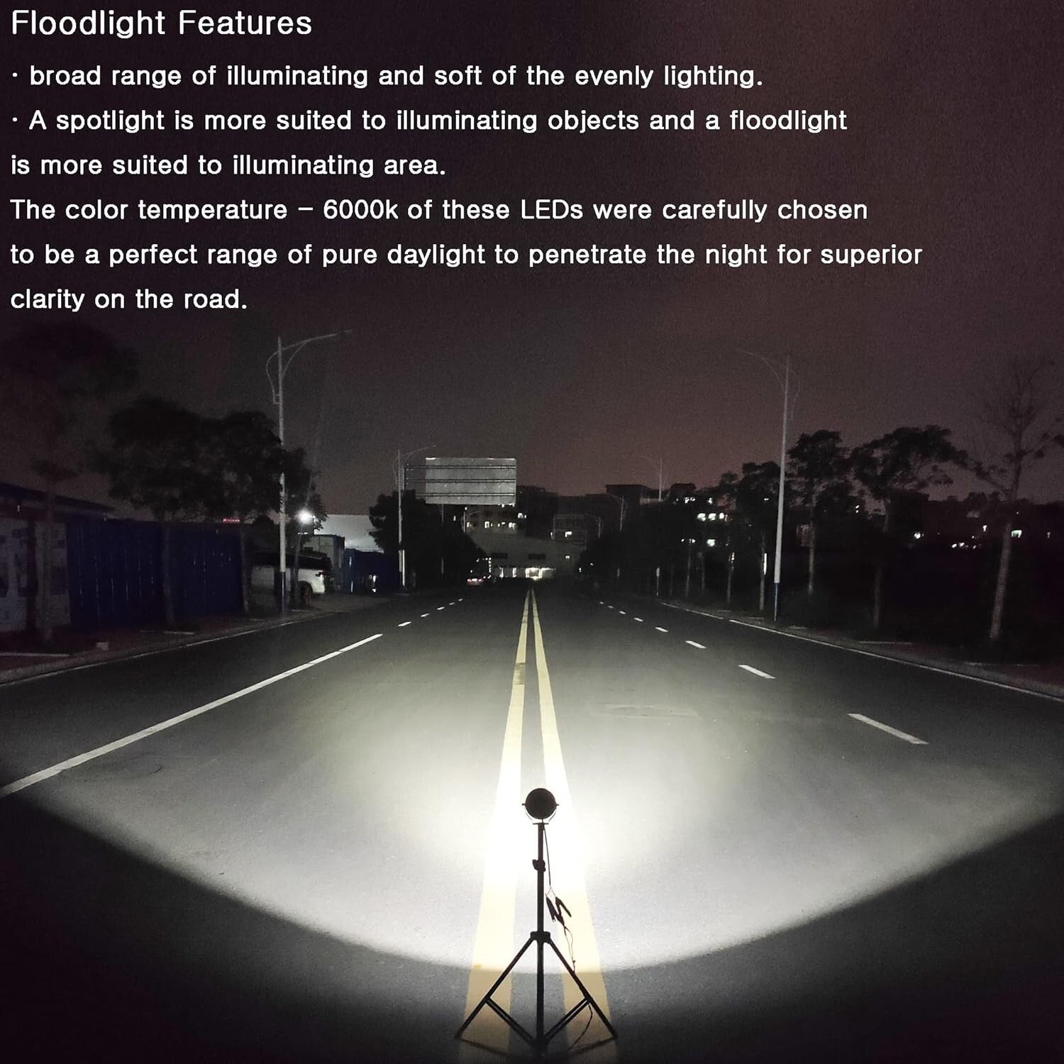 2-Pack 4 Inch White LED Fog Lights with Brackets - Ideal for 4WD and Outdoor Use