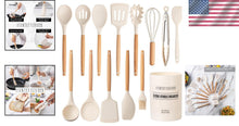 Load image into Gallery viewer, Chic 14-Piece Silicone Utensil Set - Non-Stick, BPA-Free for Modern Kitchens