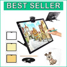 Load image into Gallery viewer, Innovative A3 Rechargeable Light Box with 0-100% Brightness Control and Stand