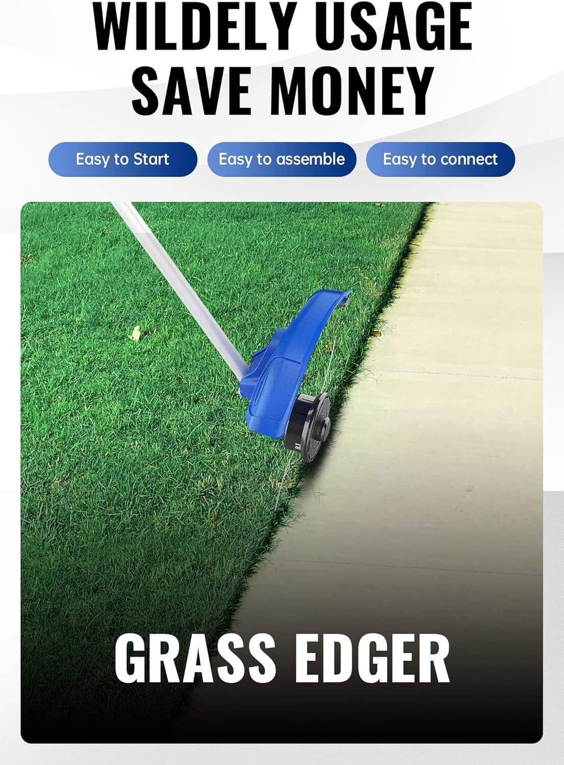 27cc All-in-One Yard Tool: Easy Start Trimmer/Edger & Hedge Trimming Solutions