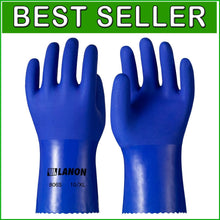Load image into Gallery viewer, LANON 6-Pair Set of XL Rubber Gloves - Exceptional Grip &amp; Acid/Oil Protection