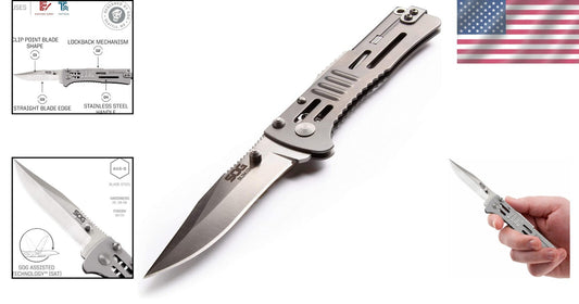Water-Resistant SlimJim Pocket Knife – Lightweight, Ambidextrous, 2-Inch Blade