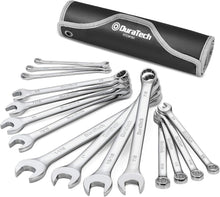 Load image into Gallery viewer, 15-Piece Combination Wrench Set - Chrome Vanadium, 12-Point, Portable Pouch