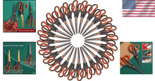 Load image into Gallery viewer, 24 Pack 8" Titanium Scissors - Sharp All-Purpose Classroom &amp; Office Tools