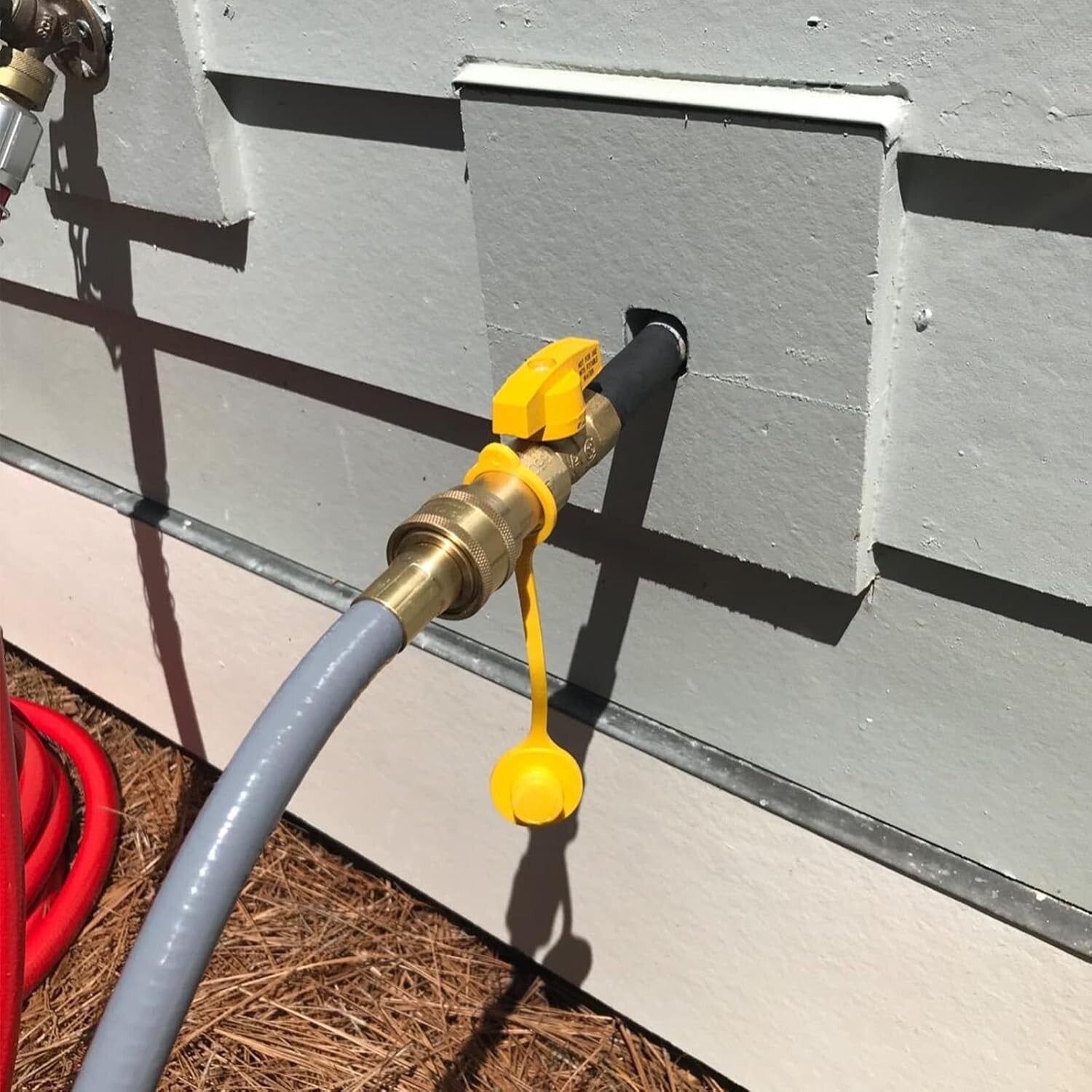 12ft 3/8'' ID Natural Gas Hose with Quick Connect for Grills & Heaters