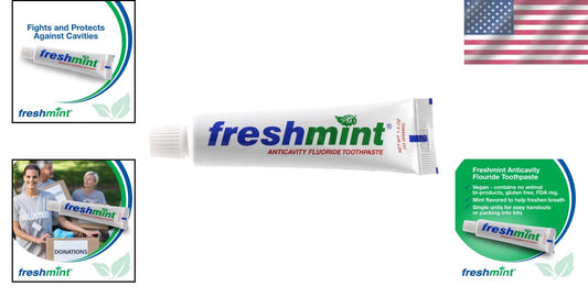 Bulk 144 Mint Anticavity Toothpaste Tubes - Ideal for Dental Practices & Gyms