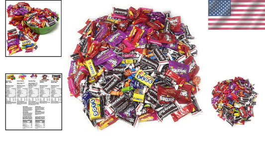 11.25 lb Holiday Bulk Candy Mix - Starburst, Skittles & Tootsie Assortment