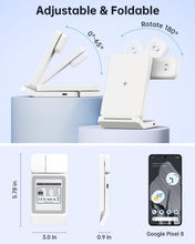 Load image into Gallery viewer, Adjustable Travel-Friendly Wireless Charger for Google Pixel Watch 3/2 &amp; More