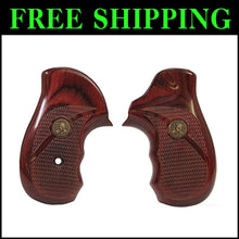 Load image into Gallery viewer, Renegade SP101 Checkered Wood Grips - Superior Fit and Timeless Rosewood Finish