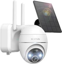 Load image into Gallery viewer, Color Night Vision Solar Security Camera with Adjustable Features for Outdoors