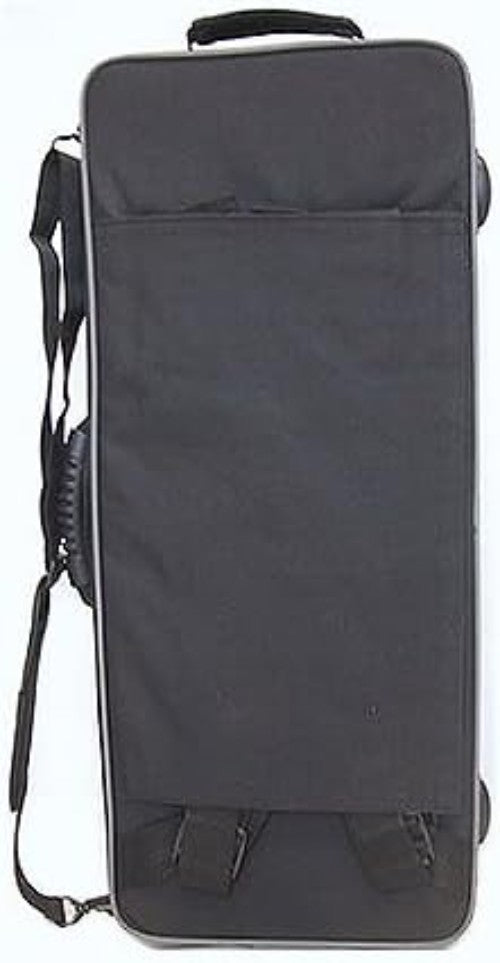Backpackable Alto Saxophone Case with Protective Foam and Stylish Black Canvas