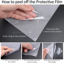 Load image into Gallery viewer, UV Blocking Frosted Window Film - Static Cling, 45.2" x 19.6" for Home/Office