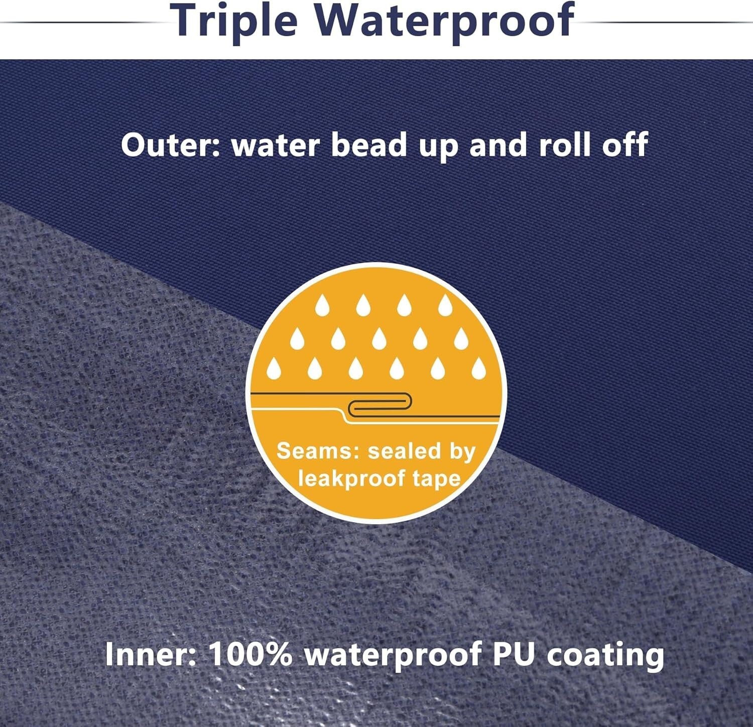 Soft Outdoor Cushions 18.5x16 with Adjustable Straps - Luxurious Patio Comfort