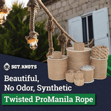 Load image into Gallery viewer, Affordable 5/8" x 100ft UnManila Outdoor Rope - Ideal for Utility &amp; DIY Projects