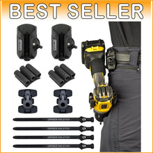 Load image into Gallery viewer, Heavy-Duty Tool Holster System with Elastic Grips &amp; Comfortable Carry Design