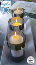 Load image into Gallery viewer, Versatile 24-Pack White Pillar Candles - 2" x 4" for Ambiance &amp; Centerpieces