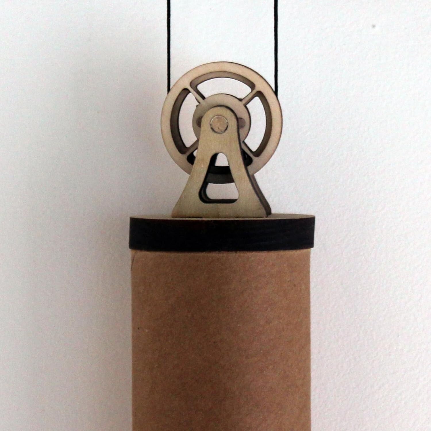 Intricate Laser-Cut Wooden Clock Model with Pendulum - DIY Experience