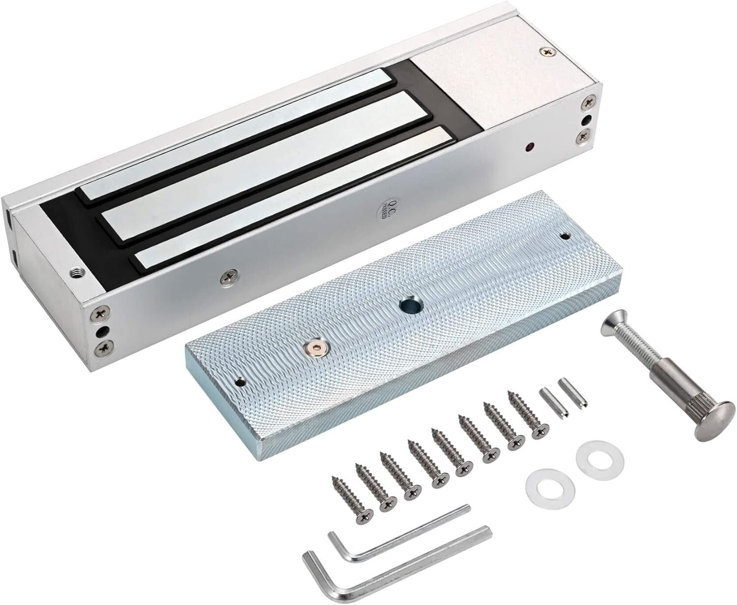 Elegant 500KG Electromagnetic Lock with Armature Plate - Access Control Solution