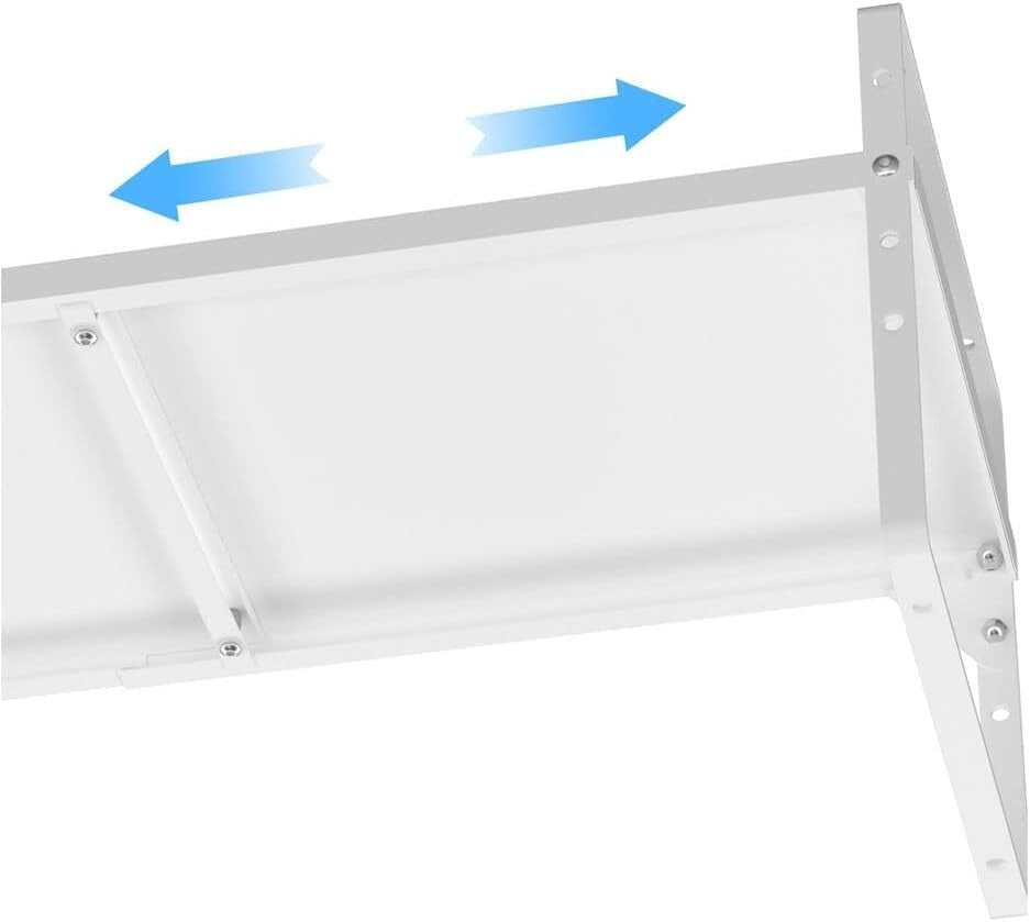 Durable Adjustable Kitchen & Bathroom Shelf Rack - Expandable 2-Tier Organizer