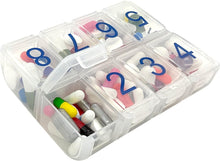 Load image into Gallery viewer, 8x7 Large Weekly Pill Organizer - 56 Compartment Clear Pillbox for Travel &amp; Home