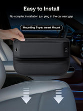 Load image into Gallery viewer, Elegant Leather Car Seat Organizer - 2-Pack Universal Gap Fillers for Interiors