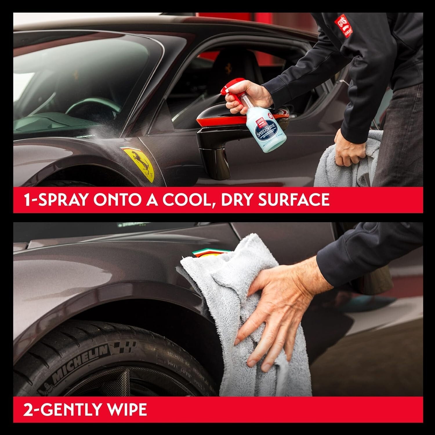 Quick Detailer for Cars - Streak-Free Shine Spray, 128oz, Safe for All Surfaces