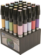 Load image into Gallery viewer, 25 Assorted Pastel Tri-Nib Markers in Tabletop Cube - Xylene-Based Art Supplies