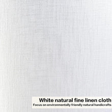 Load image into Gallery viewer, Modern 2-Pack White Linen Drum Lampshades – Perfect Replacement for Any Room