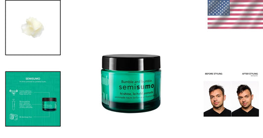 Anti-Frizz Hi-Shine Pomade - Lightweight, Subtle Hold for All Hair Types, 1.5 oz