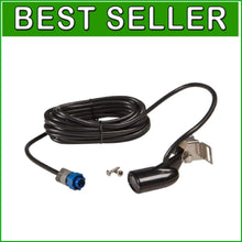 Load image into Gallery viewer, Transom-Mount 83/200 kHz Skimmer Transducer with Built-in Temp Sensor - Black
