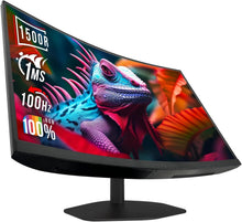 Load image into Gallery viewer, 27-Inch Curved Gaming Monitor - 1500R, 100Hz, 1ms, 100% sRGB, Built-in Speakers