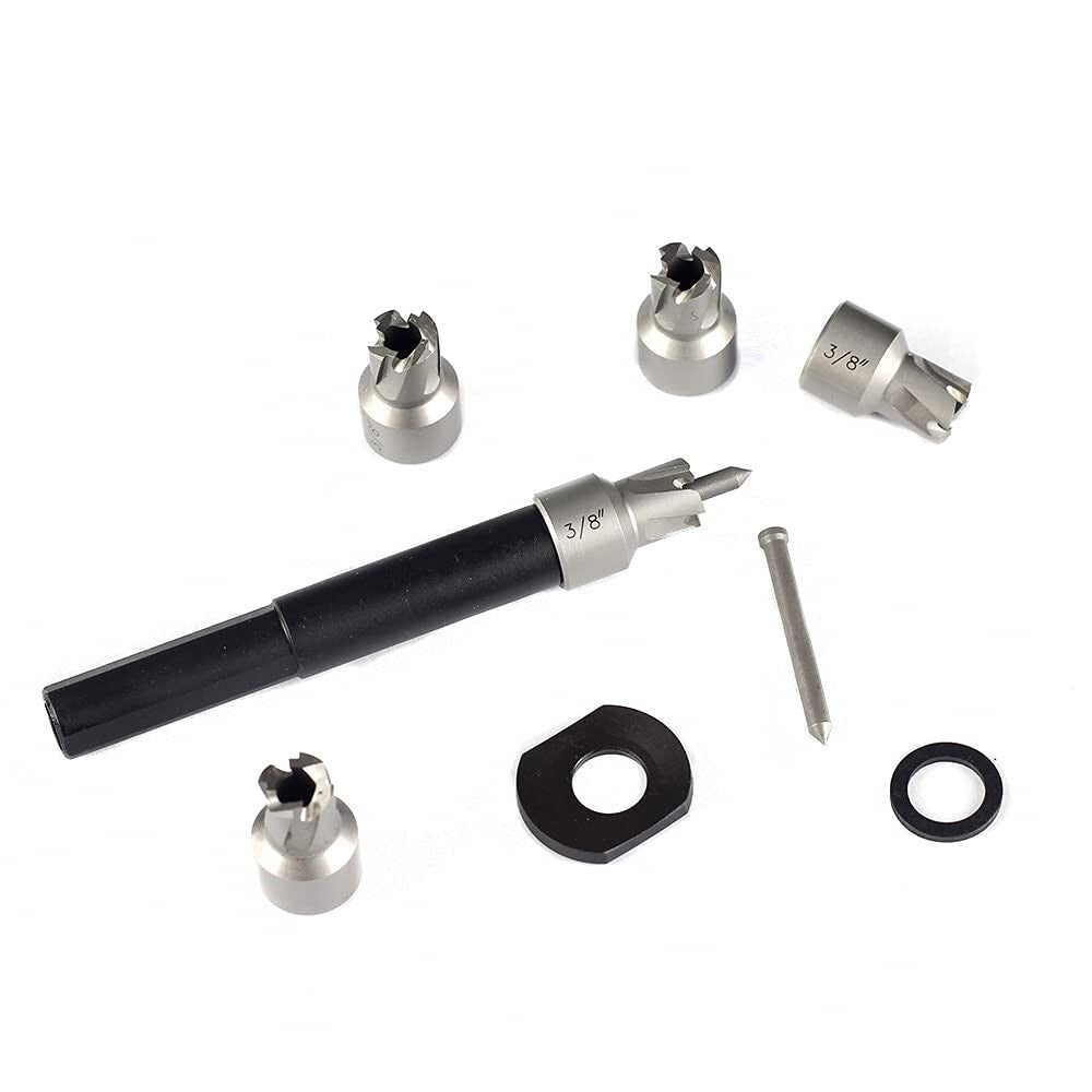 5-Pack 3/8 Inch Spot Weld Cutters for Efficient Metal Sheet Hole Drilling