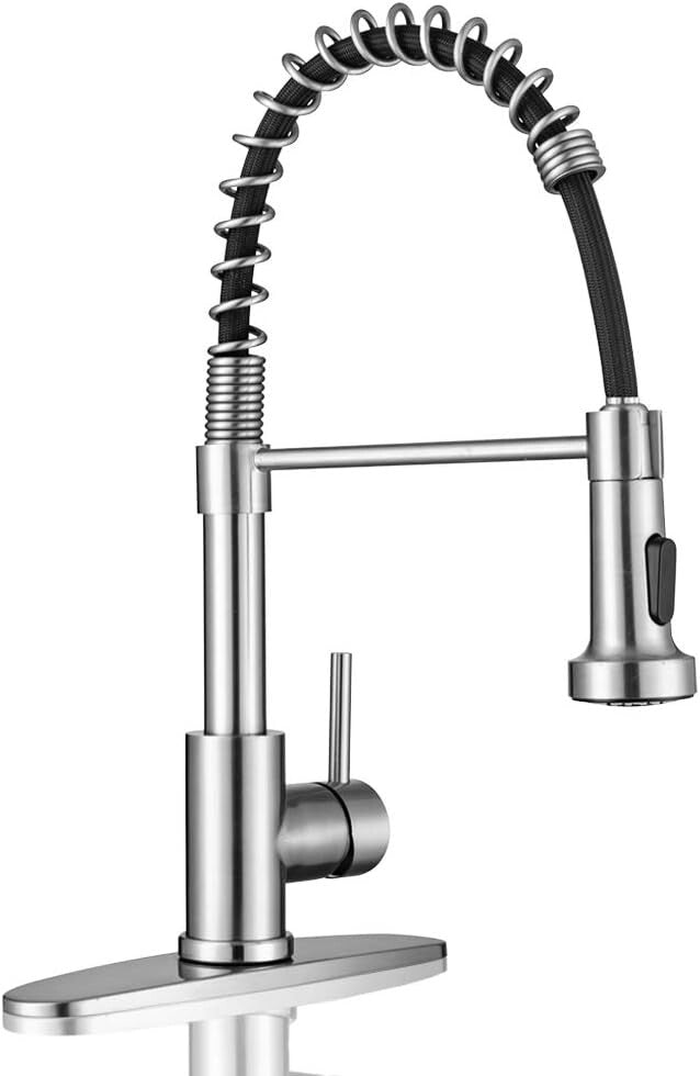 Easy-to-Install Kitchen Faucet with Spot-Resist Finish - Perfect for Any Style