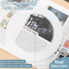 Load image into Gallery viewer, Adjustable 10X Magnifying Glass with LED Light &amp; Eye Protection - Versatile Tool