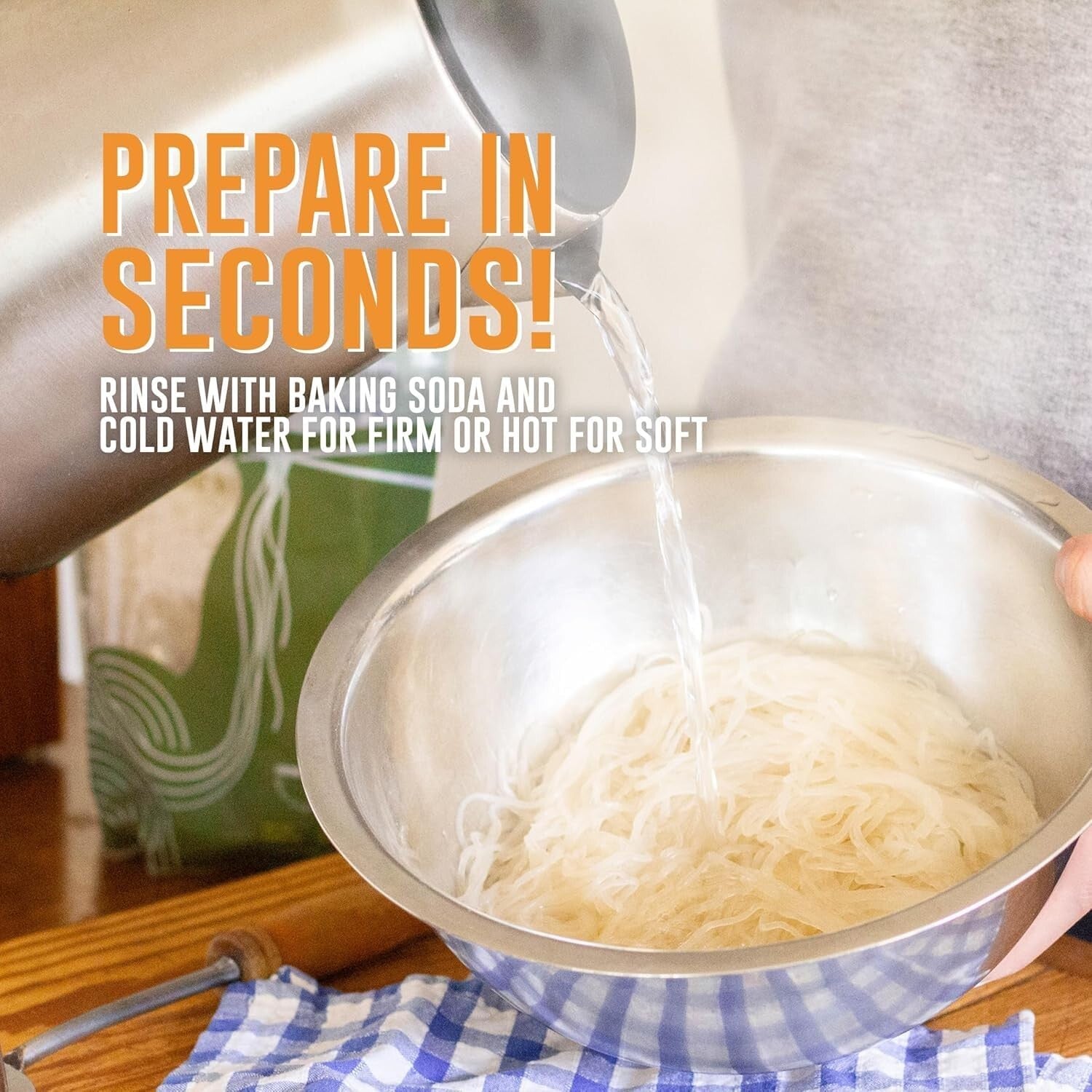 Quick Prep Sea Tangle Kelp Noodles - 6 Pack of Low Cal & Nutritious Alternatives