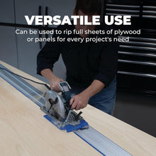 Load image into Gallery viewer, Versatile Track Saw Guide with 26.5" Aluminum Tracks - Ideal for Woodworking