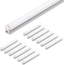 Load image into Gallery viewer, Energy-Efficient 12-Pack 4FT T5 LED Shop Lights - 20W, Indoor Use, 2200lm